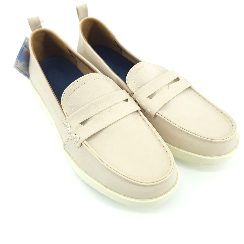 FCM Women Nice Penny Loafer Recovery Footwear‎ Bone Beige 8.5 Comfort Slip On